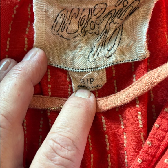 Ace & Jig orange and Peach Tiered Maxi Dress - Picture 5 of 5